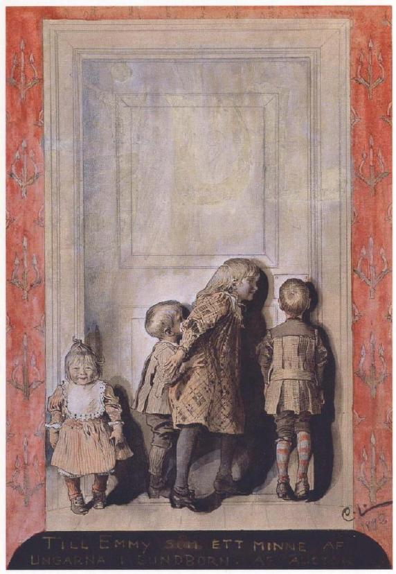 Carl Larsson, Der Tag vor dem Weihnachtsabend, 1892